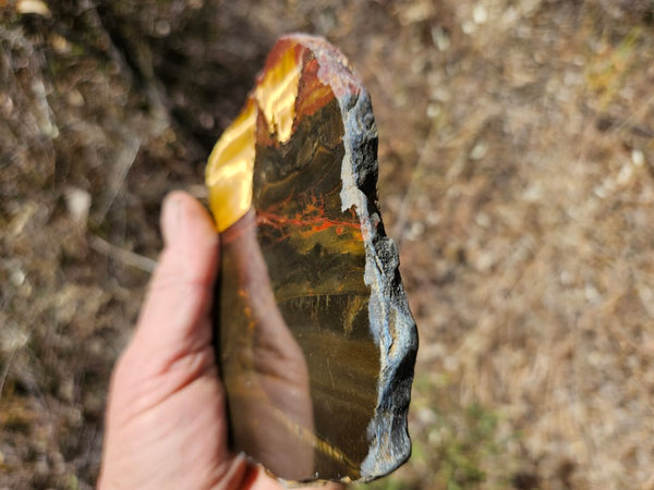 Polished Tiger Eye slab TE429