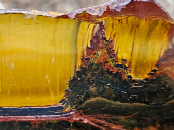 Polished Tiger Eye slab TE429