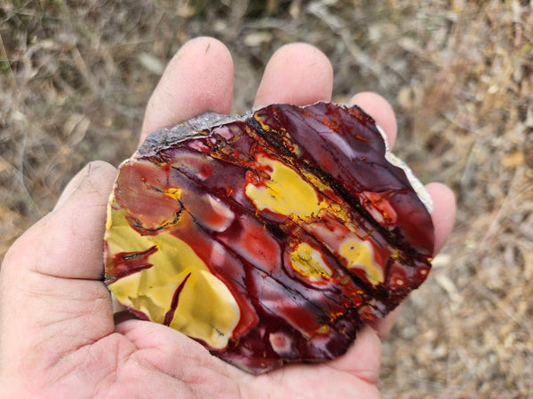 Polished  Mookaite slab MK521