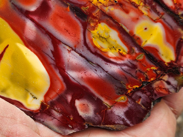 Polished  Mookaite slab MK521