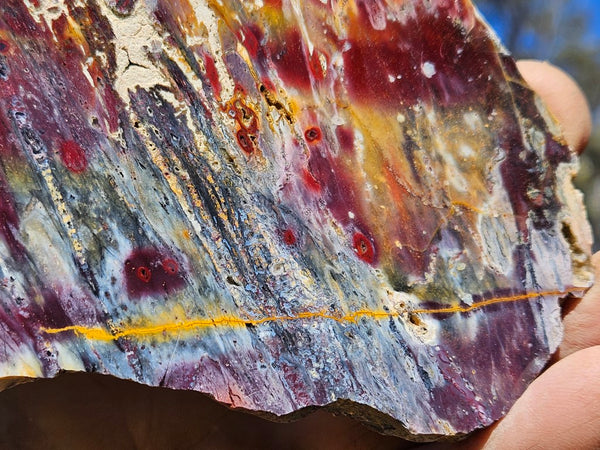 Polished Killaloe Opal slab KO105