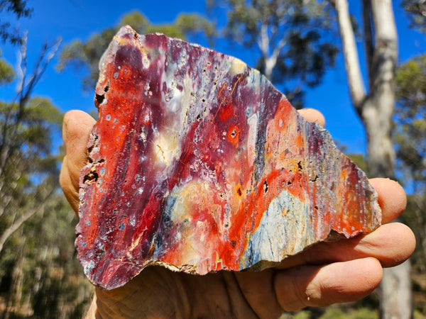 Polished Killaloe Opal slab KO107