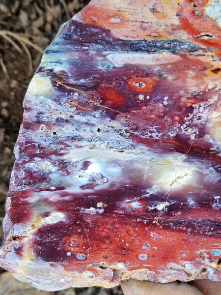 Polished Killaloe Opal slab KO107