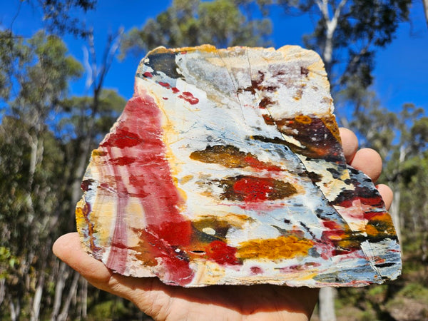 Polished Killaloe Opal slab KO108