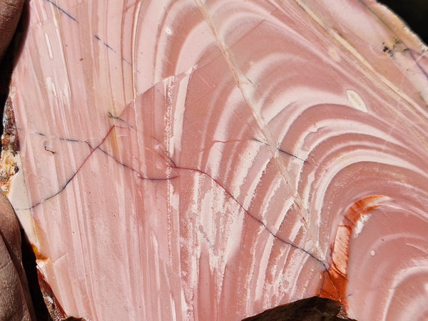 Polished Pink Opal  slab POP200