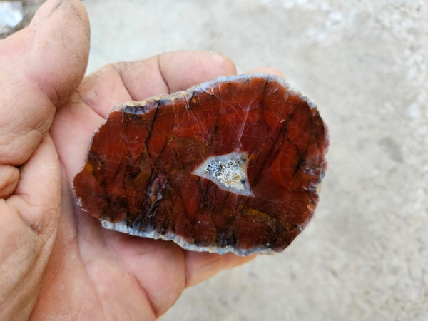 Polished Pilbara Agate pair PA270