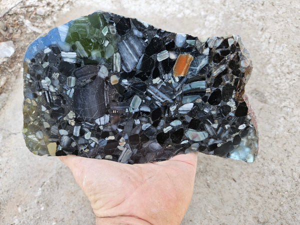 Black Jasper Conglomerate slab B228