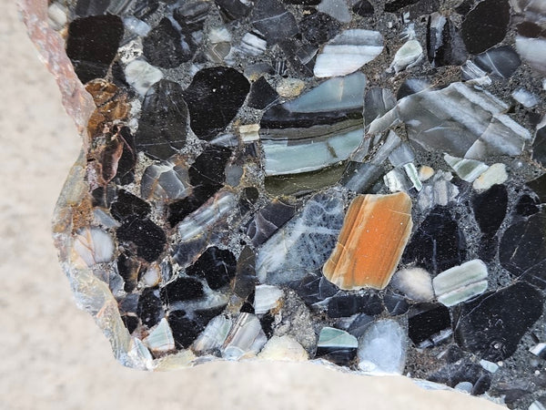 Black Jasper Conglomerate slab B228