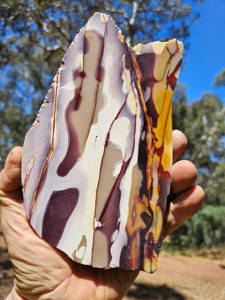 Polished  Mookaite slab MK524