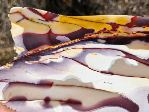 Polished  Mookaite slab MK524