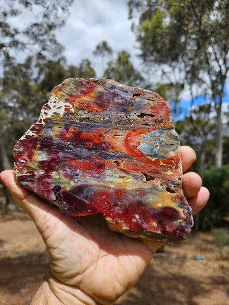 Polished Killaloe Opal slab KO109