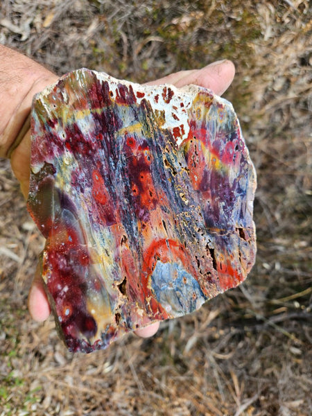 Polished Killaloe Opal slab KO109