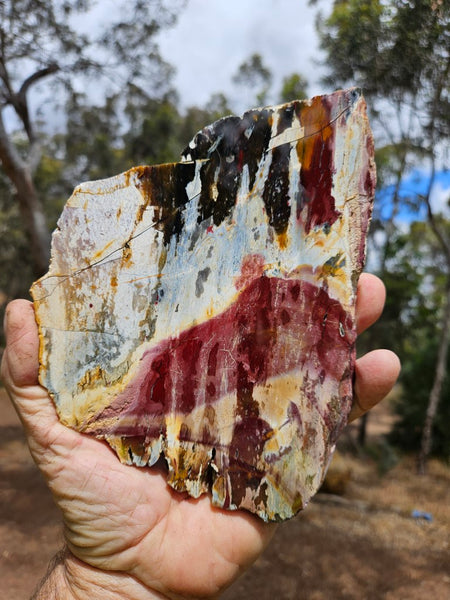 Polished Killaloe Opal slab KO110