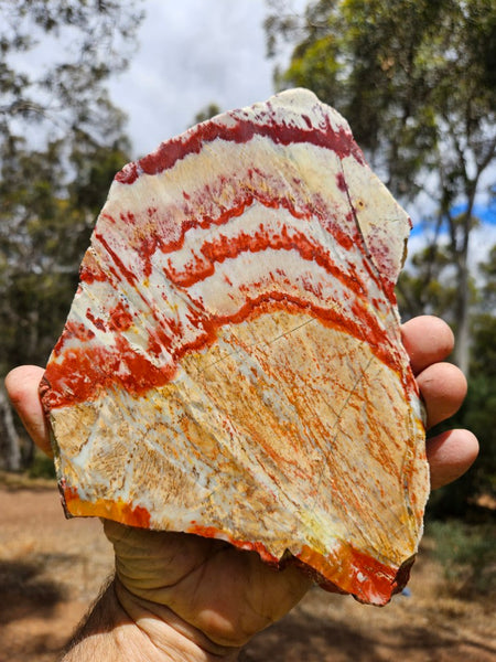 Polished Killaloe Opal slab KO111