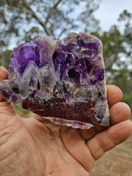 Polished  Amethyst slab. Rwanda AMP120