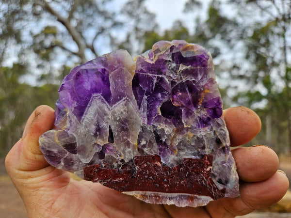 Polished  Amethyst slab. Rwanda AMP120