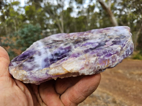 Polished  Amethyst slab. Rwanda AMP121