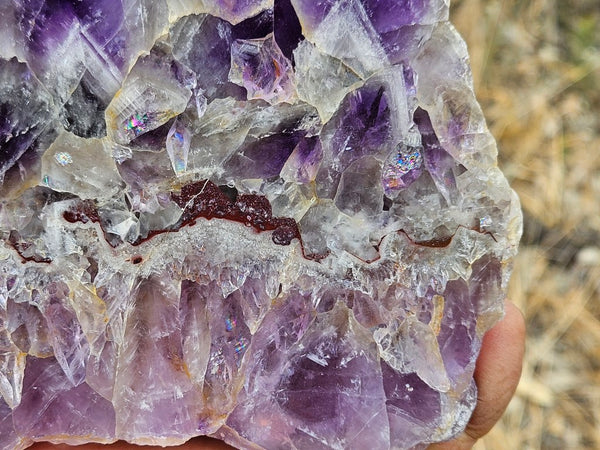 Polished  Amethyst slab. Rwanda AMP121