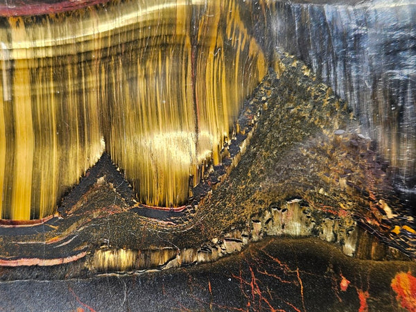 Polished Tiger Eye slab TE434