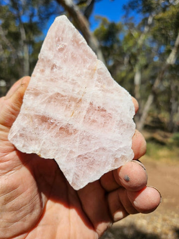 Polished Pink Beryl slab BY146