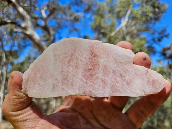 Polished Pink Beryl slab BY147