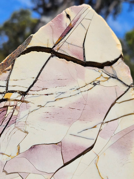 Polished Brecciated Mookaite rock BM325