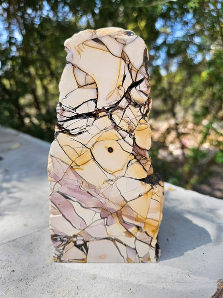 Polished Brecciated Mookaite rock BM327