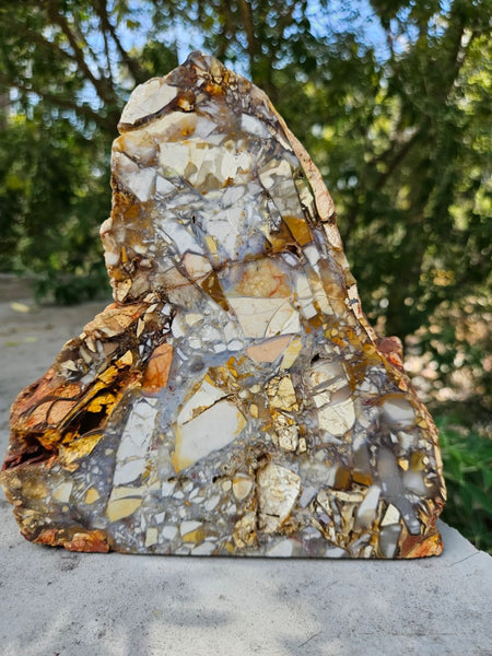 Polished Brecciated Mookaite rock BM328