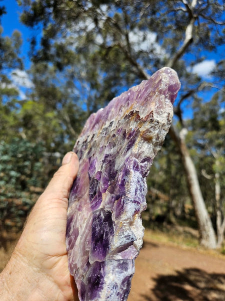 Polished  Amethyst slab. Rwanda AMP122