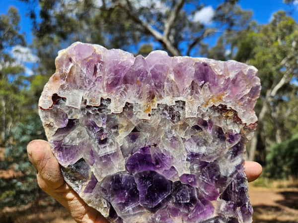 Polished  Amethyst slab. Rwanda AMP122