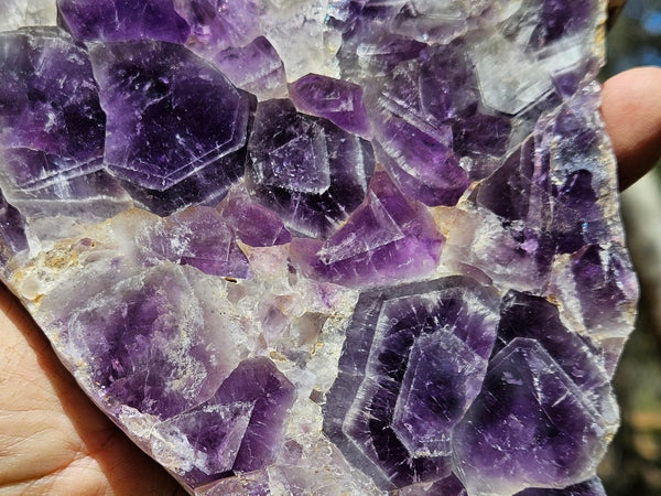 Polished  Amethyst slab. Rwanda AMP122