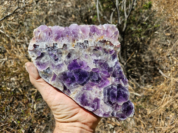 Polished  Amethyst slab. Rwanda AMP122