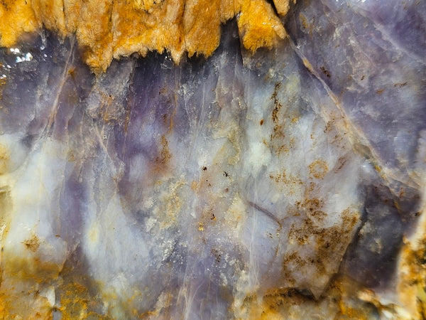 Purple Chalcedony rough.  PUR 101