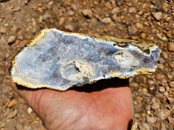 Purple Chalcedony rough.  PUR 102