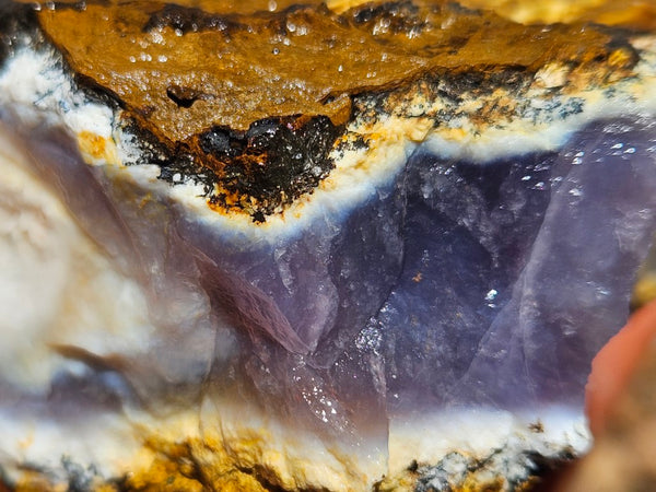 Purple Chalcedony rough.  PUR 102