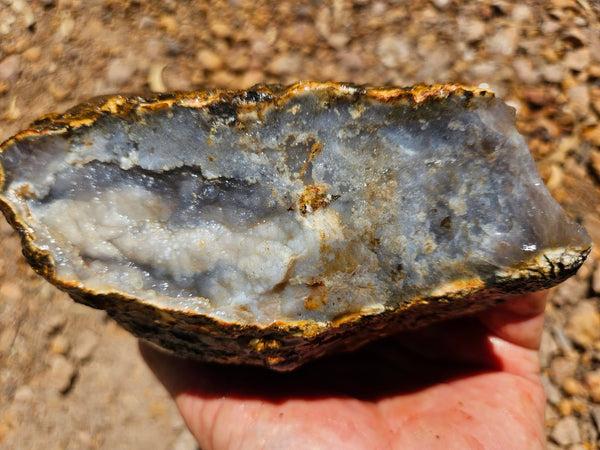 Purple Chalcedony rough.  PUR 103