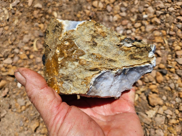 Purple Chalcedony rough.  PUR 104