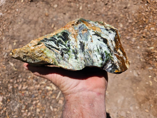 Opalised Serpentine rough.  OSR 108