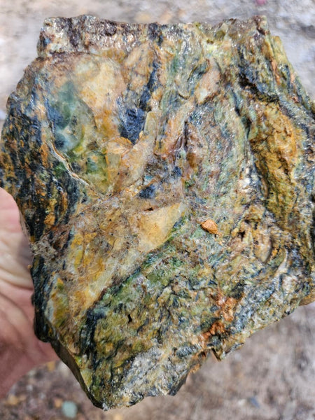 Opalised Serpentine rough.  OSR 110