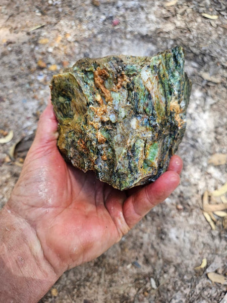 Opalised Serpentine rough.  OSR 110