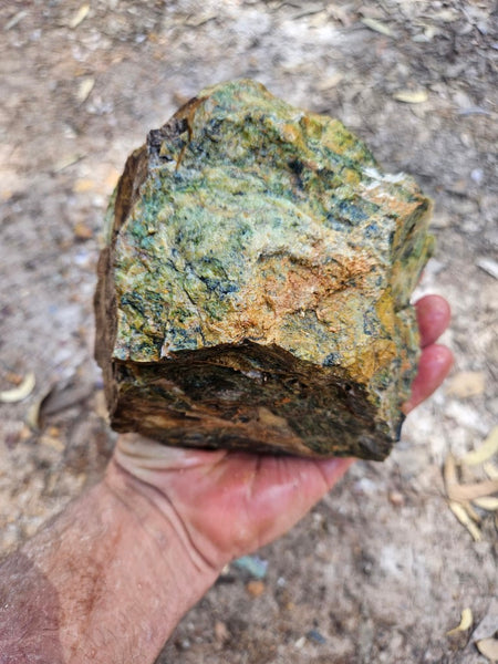 Opalised Serpentine rough.  OSR 110