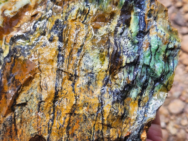 Opalised Serpentine rough.  OSR 109