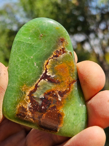 Tumble Polished Chrysoprase CHT155