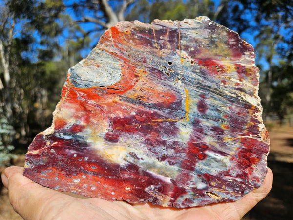 Polished Killaloe Opal slab KO115