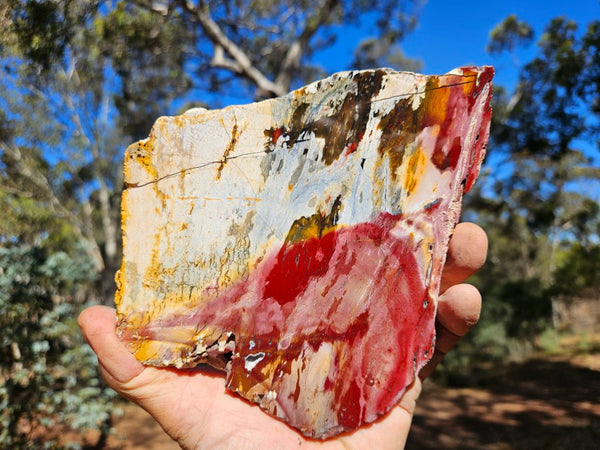 Polished Killaloe Opal slab KO116