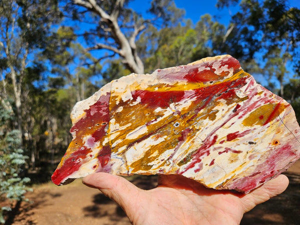 Polished Killaloe Opal slab KO113