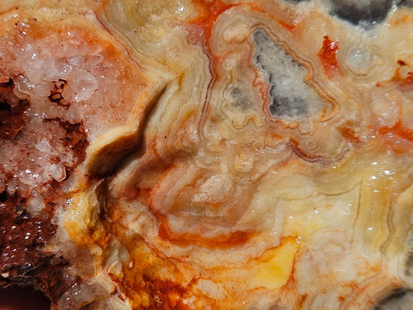 Crazy Lace Agate rough.  CLR 131