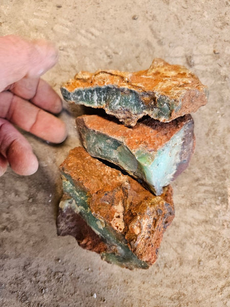 Chrysoprase rough.  CHR 187