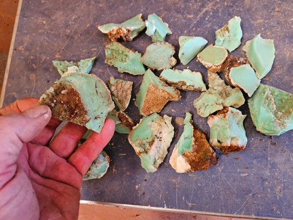 Chrysoprase rough.  CHR 190