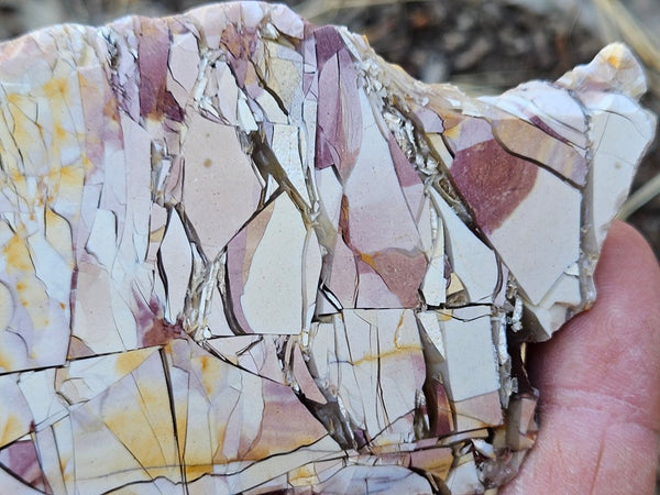 Polished Brecciated Mookaite rock BM331